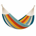 Hamaca de algodón 300 x 100 cm multicolor de estilo bohemio